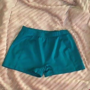 These cute blue shorts good for working out